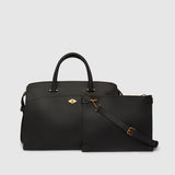 Métier - Private Eye Bag with Shoulder Strap Smooth Calfskin Black