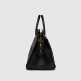 Métier - Private Eye Bag with Shoulder Strap Smooth Calfskin Black