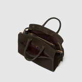 Métier - Private Eye Bag with Shoulder Strap Suede Chocolate