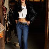 L'AGENCE - Pike Shearling Leather Jacket