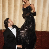 L'AGENCE - Karma Sequin Maxi Dress
