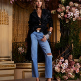 L'AGENCE - Moda Organza Trench Coat