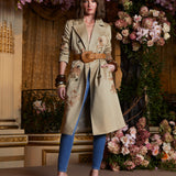 L'AGENCE - Venus Embroidered Trench Coat
