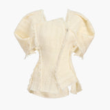 Khaite - Quan Top in Ivory