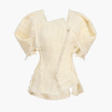 Khaite - Quan Top in Ivory