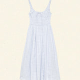 DÔEN - QUILLA DRESS -- MARJORIE GINGHAM