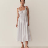 DÔEN - QUILLA DRESS -- MARJORIE GINGHAM