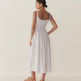 DÔEN - QUILLA DRESS -- MARJORIE GINGHAM