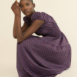 DOEN - QUINELLE DRESS - - MENORCA FOULARD