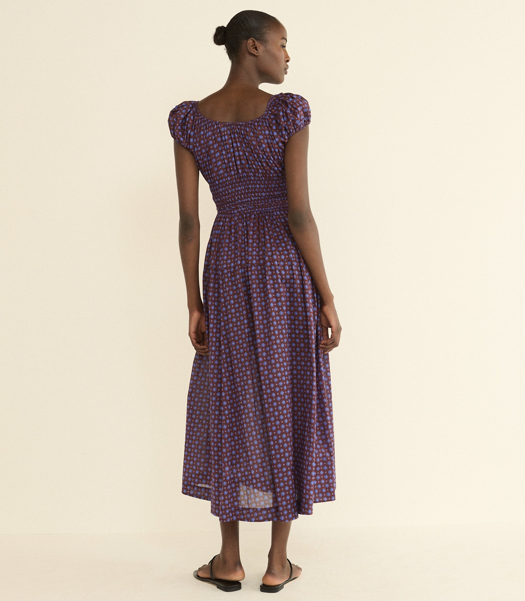 DOEN - QUINELLE DRESS - - MENORCA FOULARD