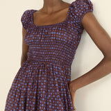 DOEN - QUINELLE DRESS - - MENORCA FOULARD