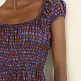 DOEN - QUINELLE DRESS - - MENORCA FOULARD