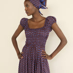 DOEN - QUINELLE DRESS - - MENORCA FOULARD