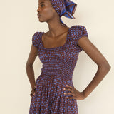DOEN - QUINELLE DRESS - - MENORCA FOULARD