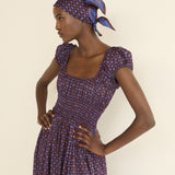 DOEN - QUINELLE DRESS - - MENORCA FOULARD