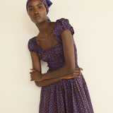 DOEN - QUINELLE DRESS - - MENORCA FOULARD