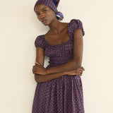 DOEN - QUINELLE DRESS - - MENORCA FOULARD