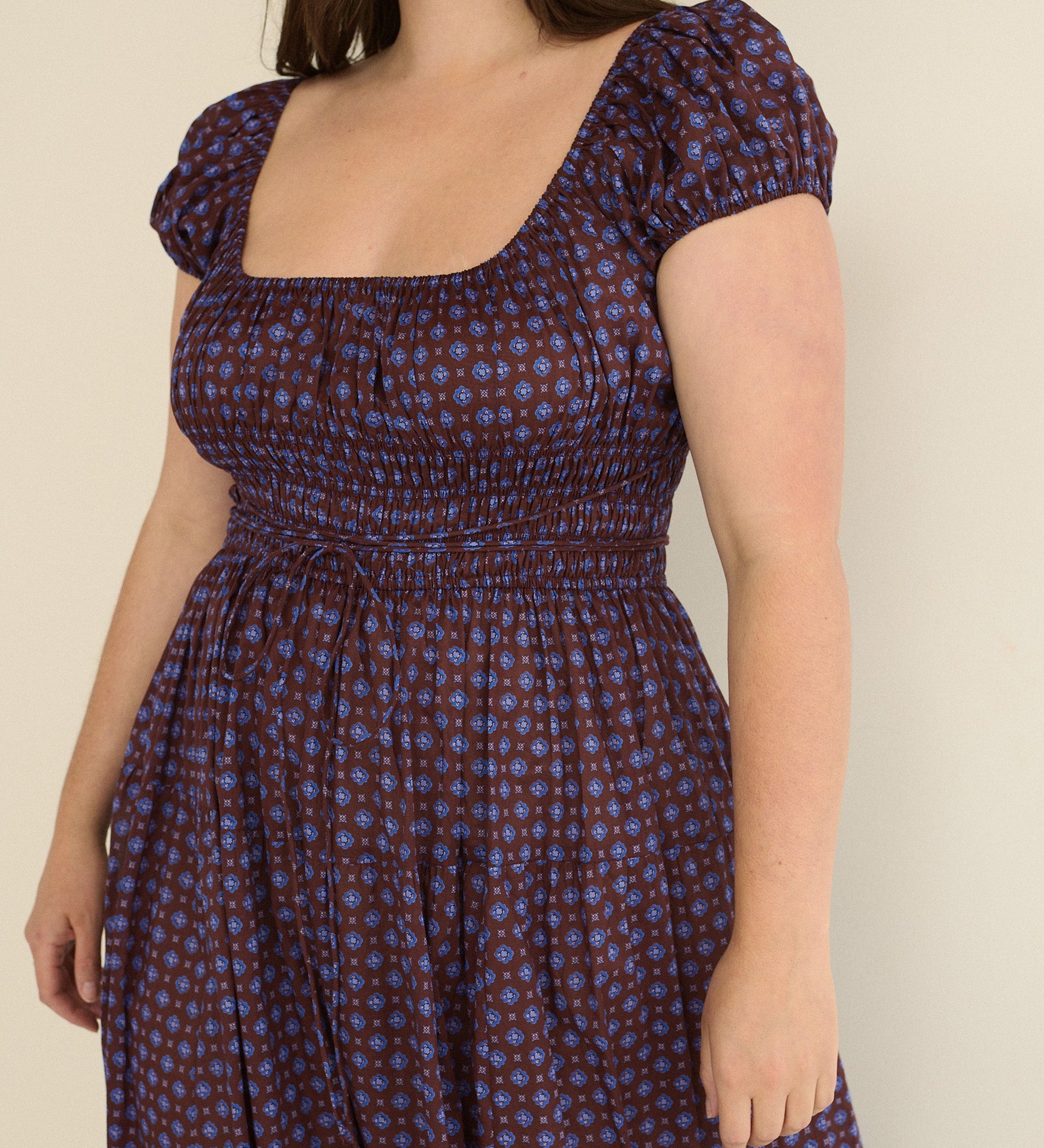 DOEN - QUINELLE DRESS - - MENORCA FOULARD