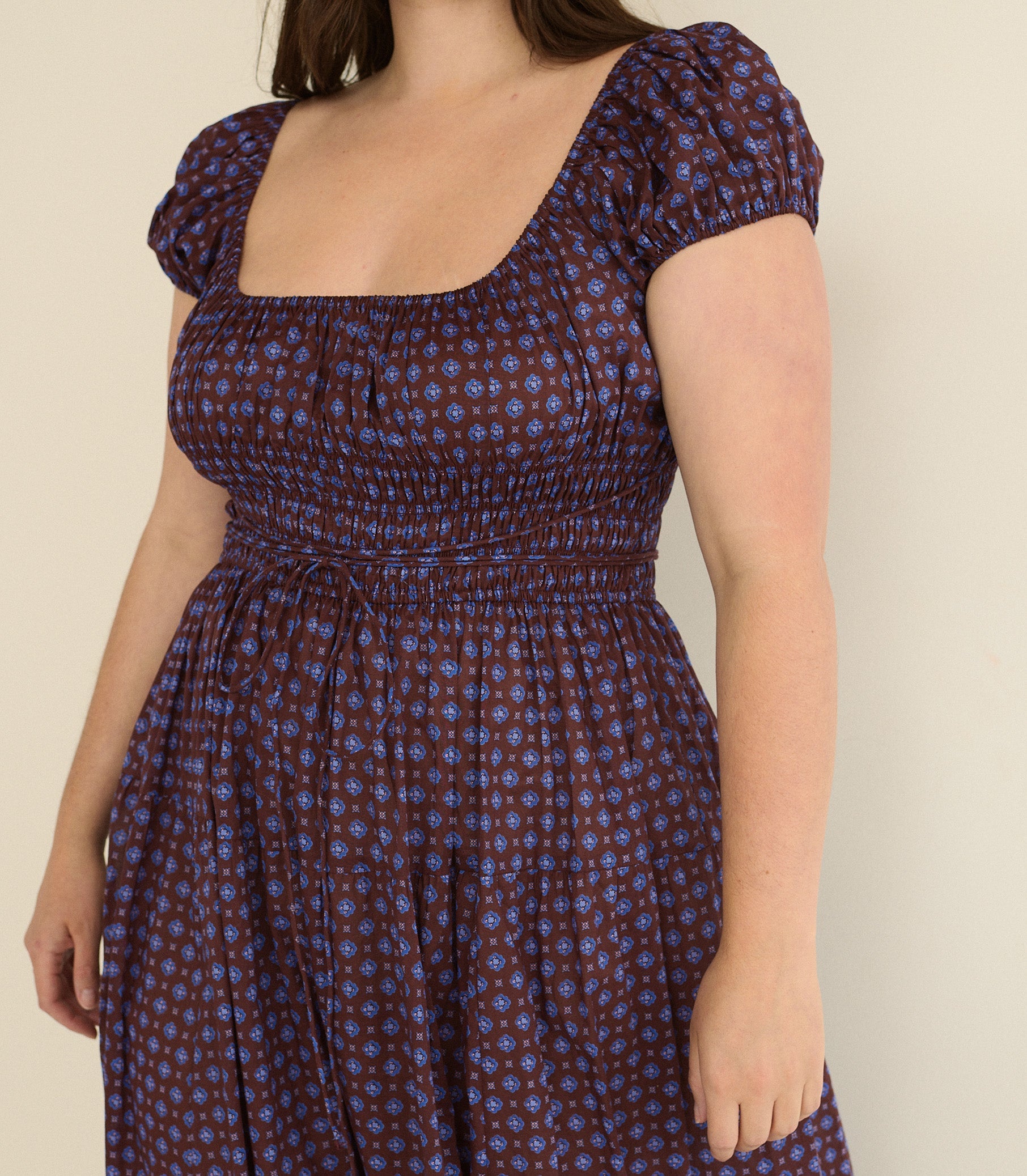 DOEN - QUINELLE DRESS - - MENORCA FOULARD
