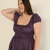 DOEN - QUINELLE DRESS - - MENORCA FOULARD