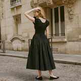 DÔEN - QUINN DRESS -- BLACK