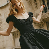 DÔEN - QUINN DRESS -- BLACK