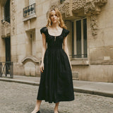 DÔEN - QUINN DRESS -- BLACK