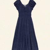 DÔEN - QUINN DRESS -- ADRIATIC EYELET