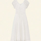 DÔEN - QUINN DRESS -- SALT EYELET