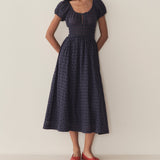 DÔEN - QUINN DRESS -- ADRIATIC EYELET