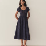 DÔEN - QUINN DRESS -- ADRIATIC EYELET