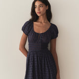 DÔEN - QUINN DRESS -- ADRIATIC EYELET