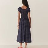 DÔEN - QUINN DRESS -- ADRIATIC EYELET