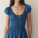 DÔEN - QUINN DRESS -- SOFT COBALT