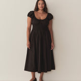 DÔEN - QUINN DRESS -- BLACK