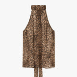 Nili Lotan - ALLA SILK HALTERNECK TOP