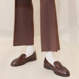 Loeffler Randall - Rachel Espresso Woven Loafer