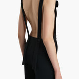 Khaite - Rae Dungaree in Black