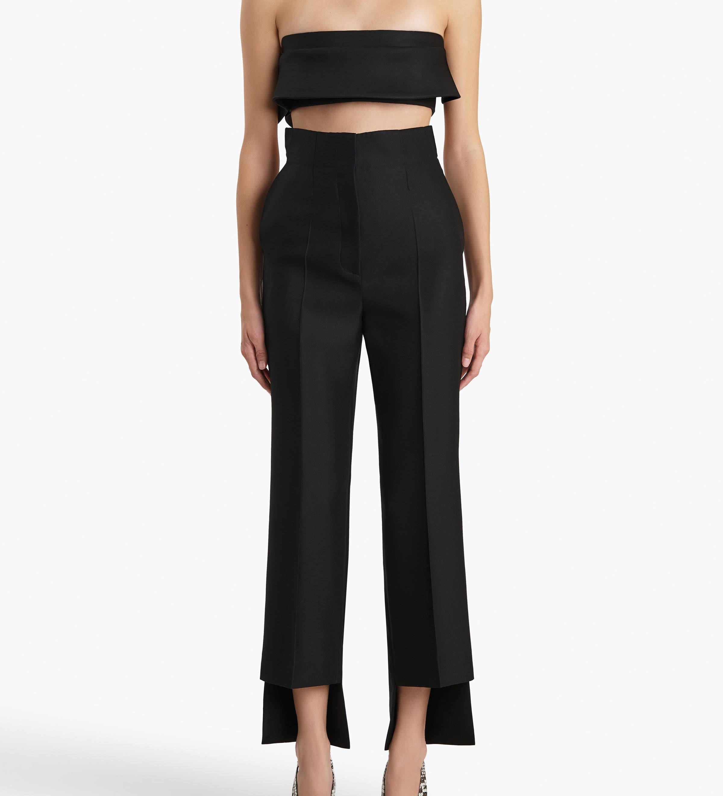 Khaite - Rae Pant in Black Crepe