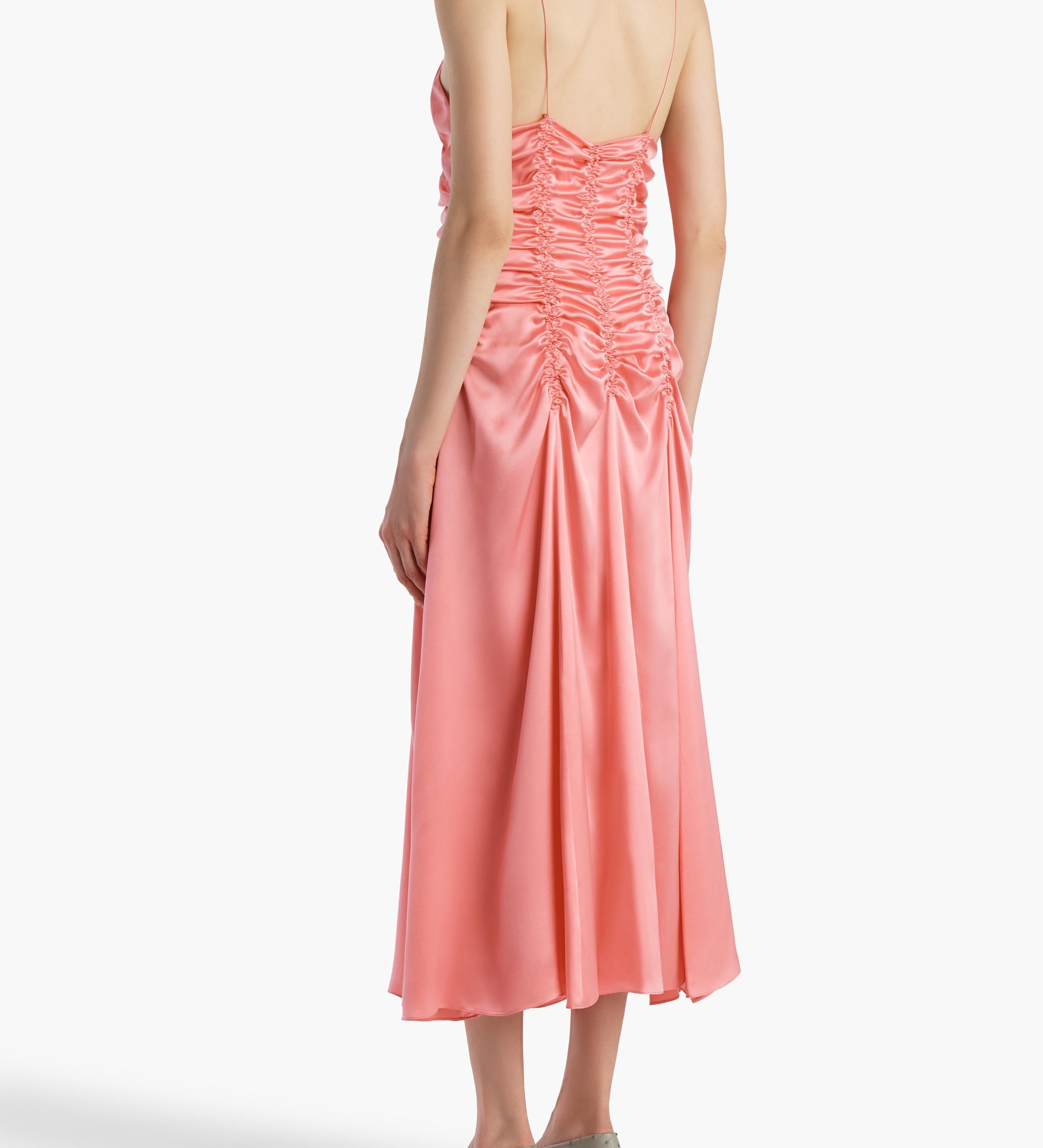 Khaite - Raina Dress in Azalea