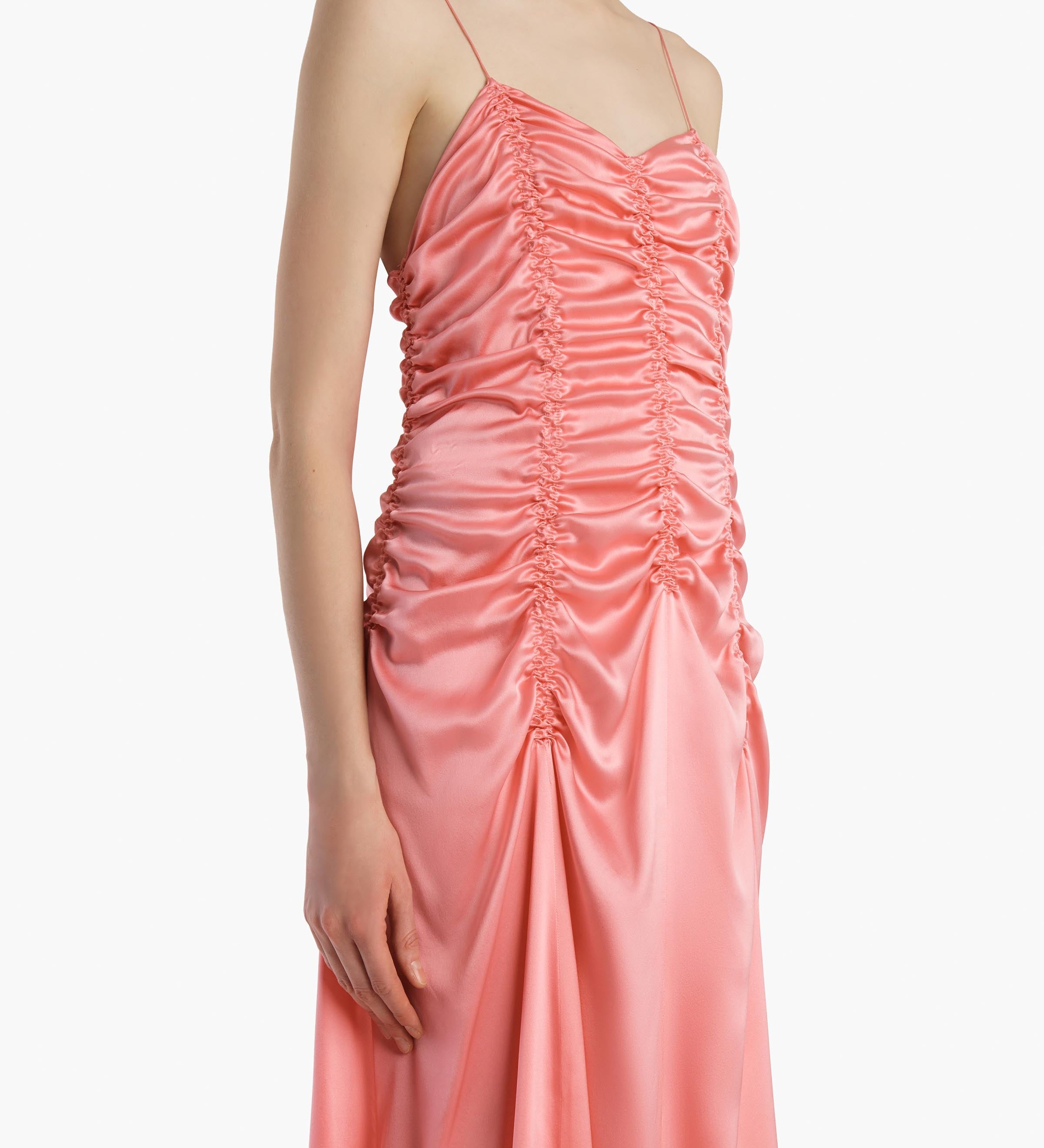 Khaite - Raina Dress in Azalea