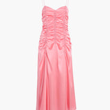 Khaite - Raina Dress in Azalea