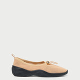 Loeffler Randall - Raina Caramel/Black Mesh Flat