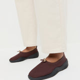 Loeffler Randall - Raina Dark Brown Mesh Flat