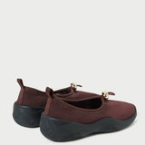 Loeffler Randall - Raina Dark Brown Mesh Flat