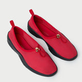 Loeffler Randall - Raina Red Mesh Flat