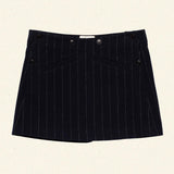 DÔEN - RAINA SKIRT -- MARIANNE PINSTRIPE