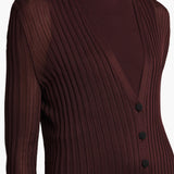 Khaite - Ramon Cardigan in Almandine