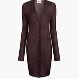 Khaite - Ramon Cardigan in Almandine