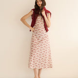 DÔEN - RAPHAELA DRESS -- IVORY ROSIER FLORAL